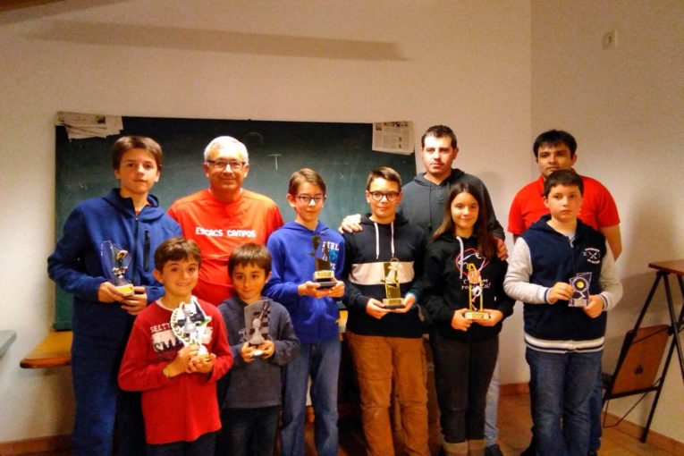 Jaume Andreu Alzamora, campió al Torneig Classificatori Escolar Comarcal d'Escacs