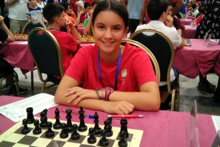 Susana Rubert, al Campionat d'Espanya sub-14 d'escacs