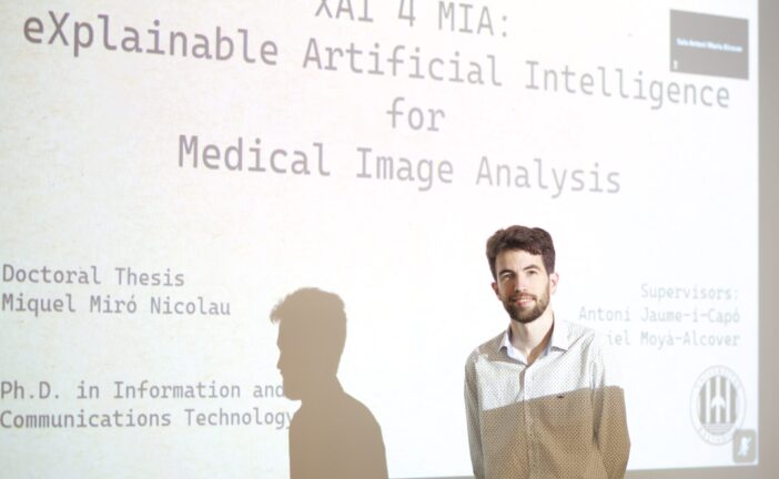 El campaner Miquel Miró, es doctora amb una tesi sobre l'aplicació de la intel·ligència artificial a la Medicina