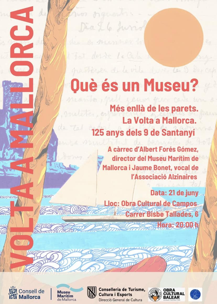 Volta a Mallorca amb llaut i xerrada sobre el Museu Marítim de Mallorca