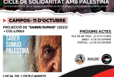 Projecció del documental Saber / Sumud