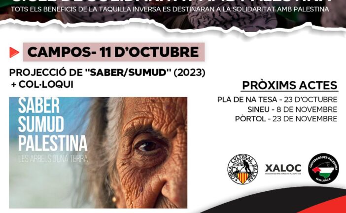 Projecció del documental Saber / Sumud