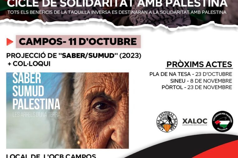 Projecció del documental Saber / Sumud